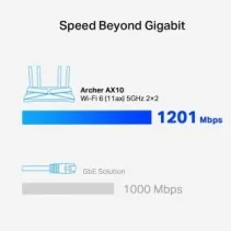 Router inalámbrico TP-LINK ARCHERAX10 WiFi 6 1500 Mbps