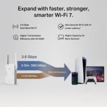 Repetidor WiFi TP-LINK RE235BE 3600 Mbps