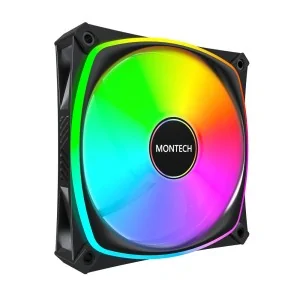 MONTECH Ventilador de caja 120 mm AX120 PRO negro de MONTECH en oferta | Ventiladores PC | Portes grátis
