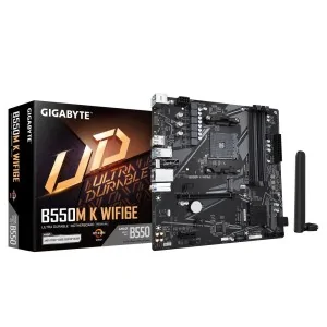 Gigabyte Placa base AMD B550 Socket AM4 micro ATX B550M K WF6E de GIGABYTE en oferta | Placas Base | Portes grátis