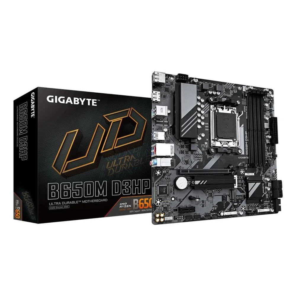 Gigabyte Placa base AMD B650 Socket AM5 micro ATX B650M D3HP 1.3 de GIGABYTE en oferta | Placas Base | Portes grátis