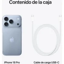 Apple iPhone 18 Pro 2TB 6.3" 5G Azul Glacial

iPhone 18 Pro da Apple, 2TB, 6.3" 5G, Azul Glacial