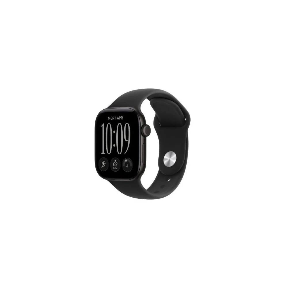 Apple Watch Series 12 GPS + Cellular 42mm Black with Black Sport Band (SM)