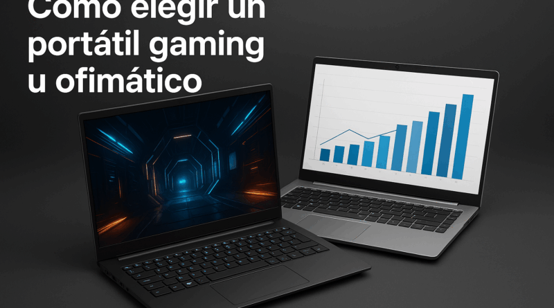 Guía para elegir entre un portátil gaming y uno de oficina según tus necesidades