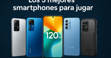Selección de smartphones gaming con alto rendimiento y pantallas fluidas