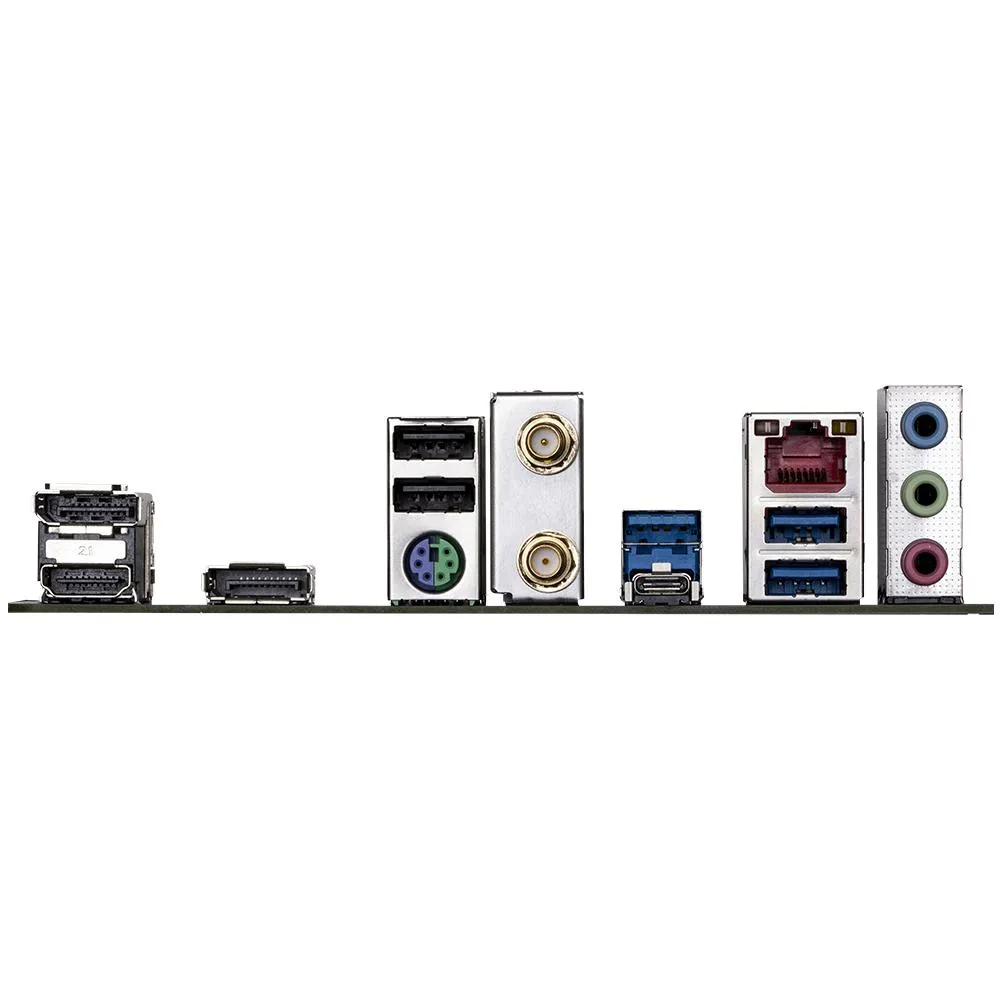 ports arrière sur carte mère AMD B650