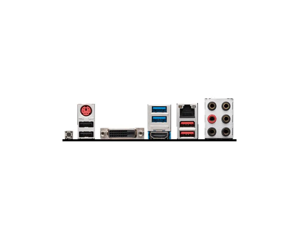 AMD B550 motherboard ports
